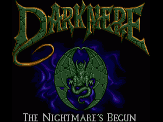 Darkmere title screen for Amiga